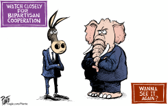 A DEMOCRAT AND REPUBLICAN REFUSE TO COOPERATE by Bruce Plante