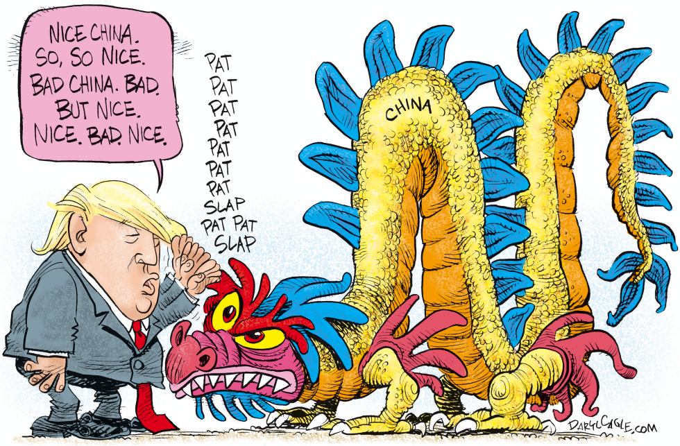  BAD CHINA - NICE CHINA by Daryl Cagle