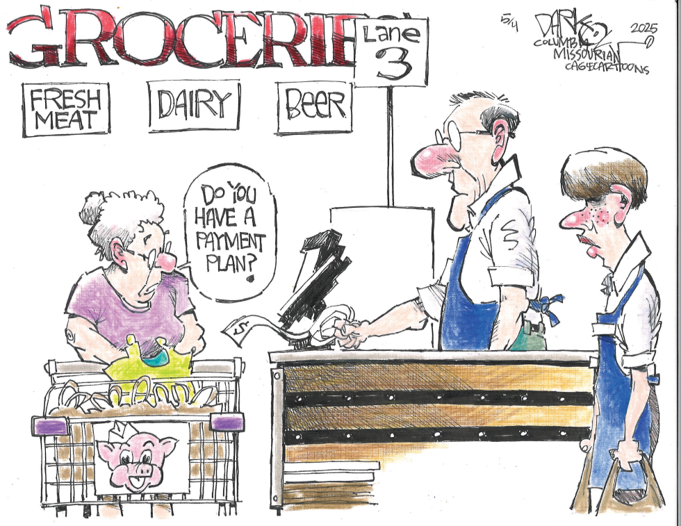 #1 HIGH COST OF GROCERIES by John Darkow