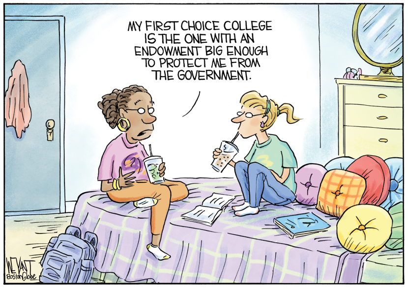 Students Seek Colleges With Endowments to Shield Against Federal Actions