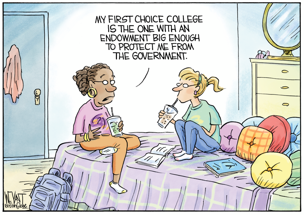 #3 BIG UNIVERSITY ENDOWMENT PROTECTIONS by Christopher Weyant