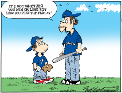 GAMBLING ON SPORTS by Bob Englehart