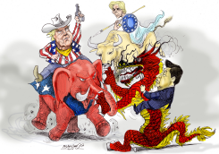 THREE WORLD FORCES by Petar Pismestrovic