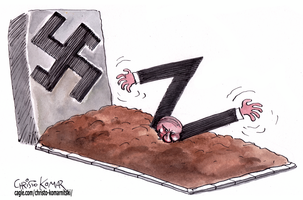 Putin and fascism's grave
