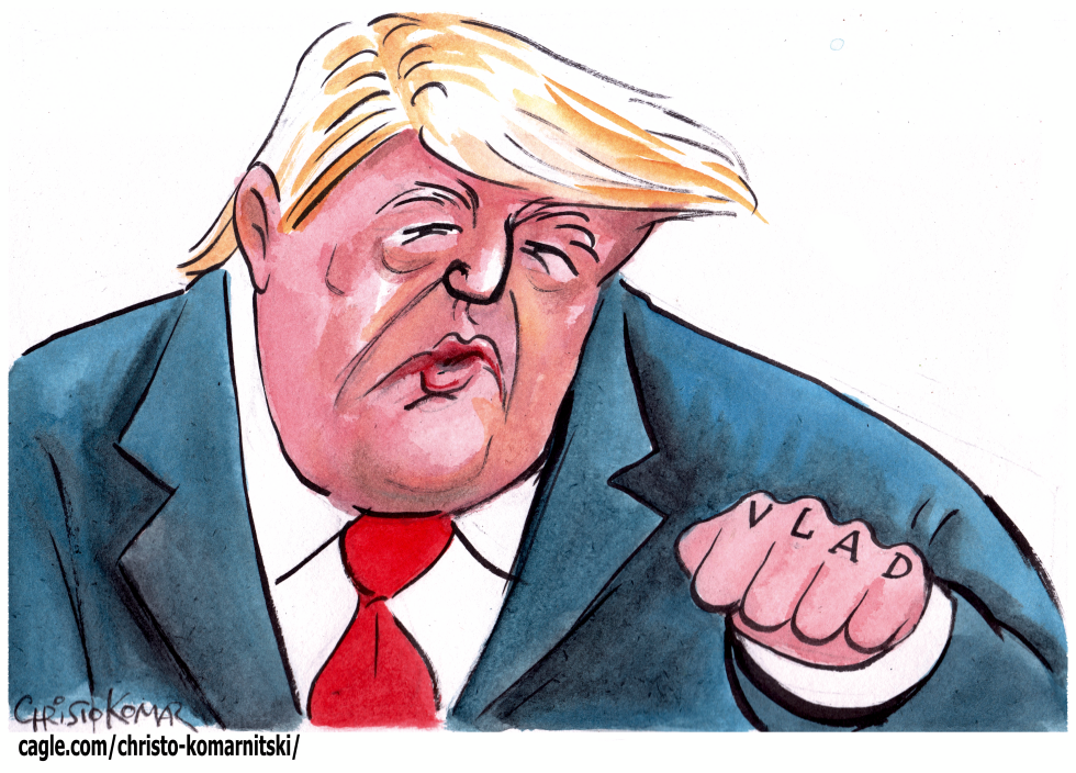 Trump's knuckles tatoo