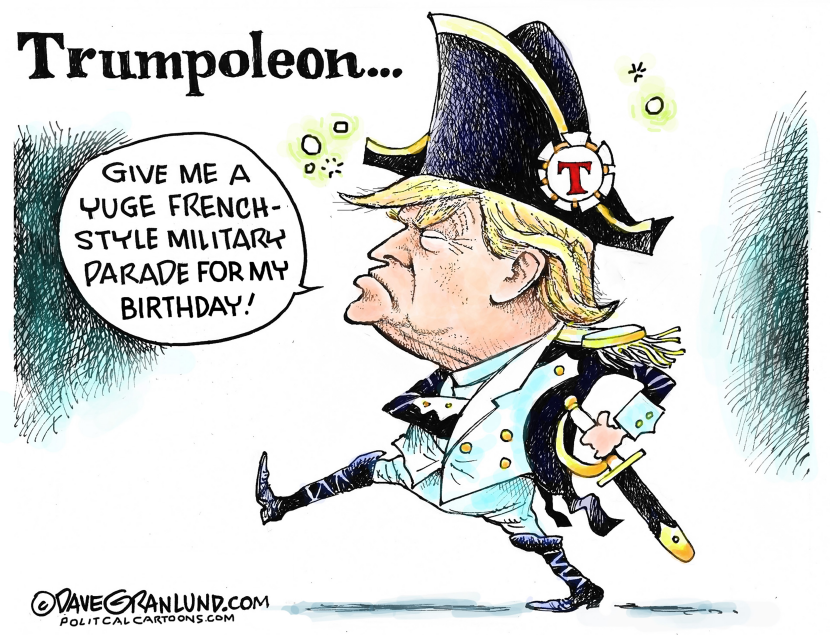 Trump birthday parade