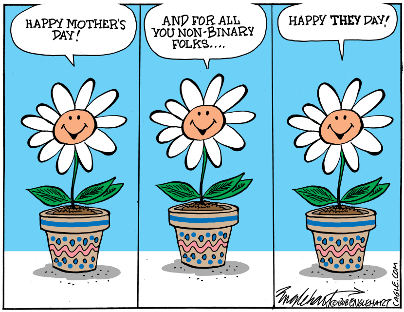 Bob Englehart's Take on Inclusive Mother's Day Greetings
