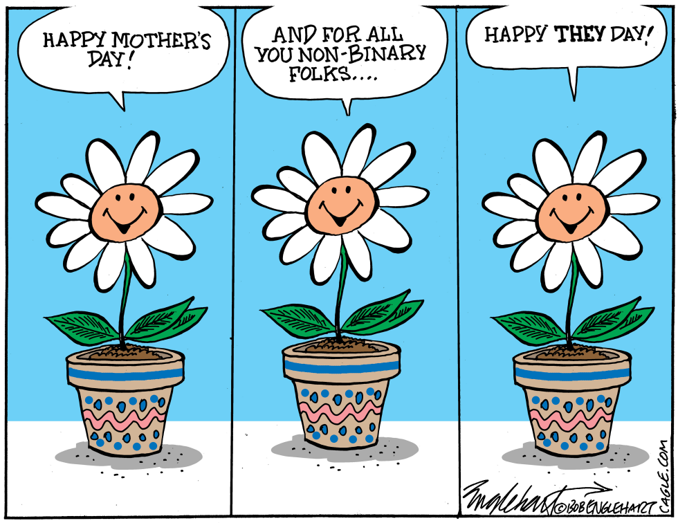 Bob Englehart's Take on Inclusive Mother's Day Greetings