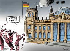 TOUGH ELECTION FOR MERZ IN GERMANY by Patrick Chappatte