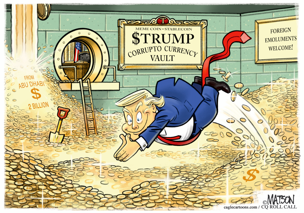 Scrooge McTrump Corrupto Currency Vault