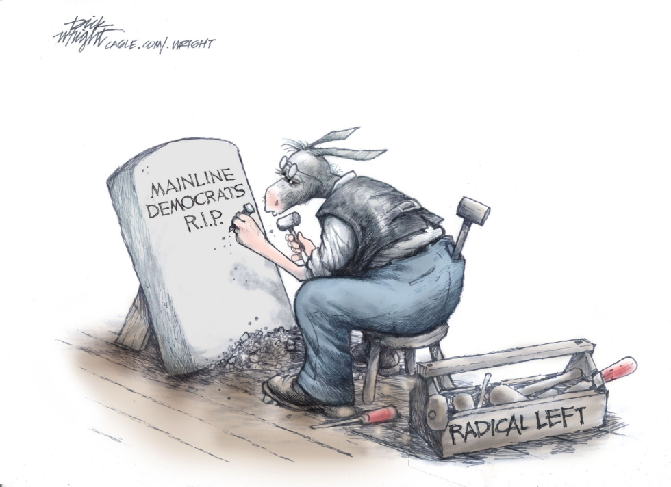 Radical Left Destroying Mainline Democrats