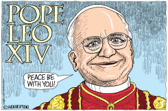 POPE LEO XIV PEACE BE WITH YOU by Monte Wolverton