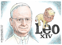 POPE LEO XIV by Dave Granlund