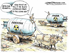 INDIA VS PAKISTAN TENSIONS by Dave Granlund