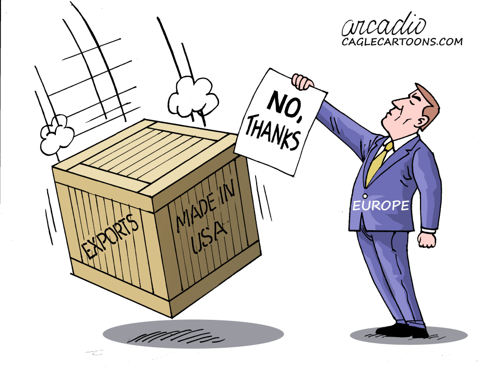 EUROPE DOES NOT WANT AMERICAN PRODUCTS.