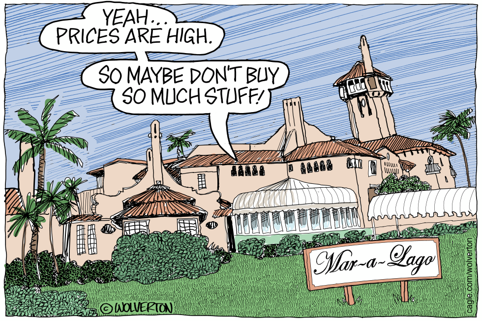 Rich Trump Says Buy Less Because Prices Are High