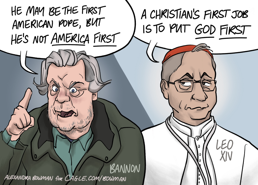 Bannon Blasts First American Pope for Not Being 'America First'
