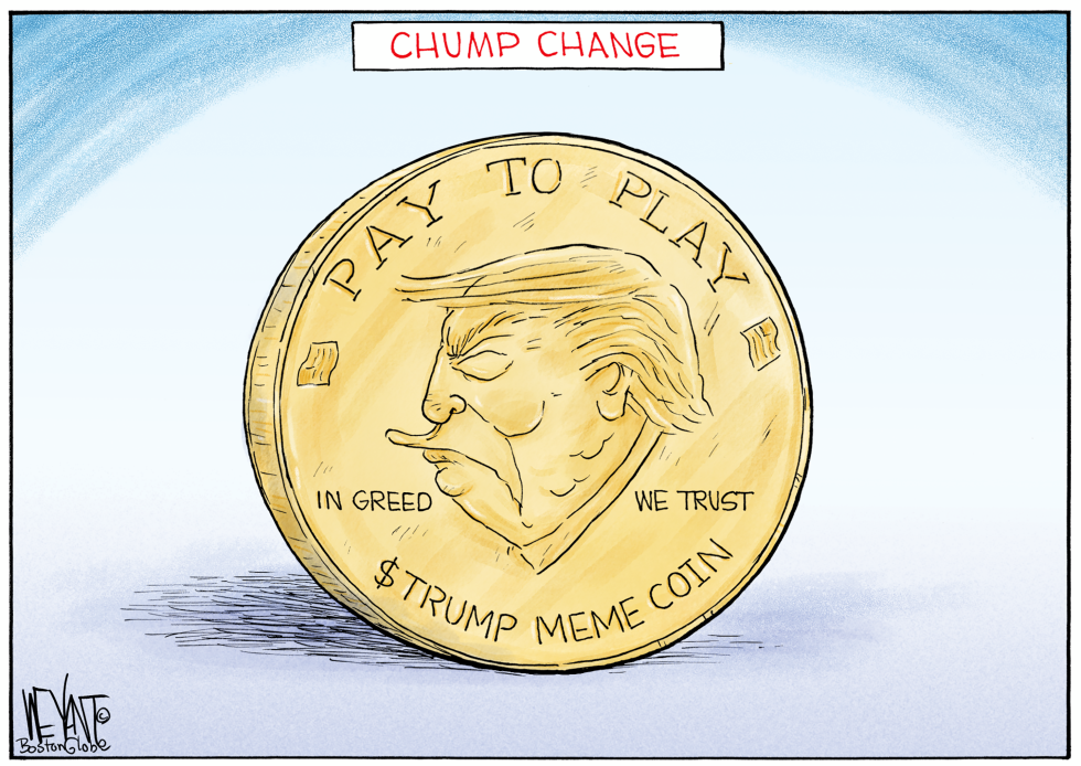 #3 TRUMP CHANGE MEME COIN by Christopher Weyant