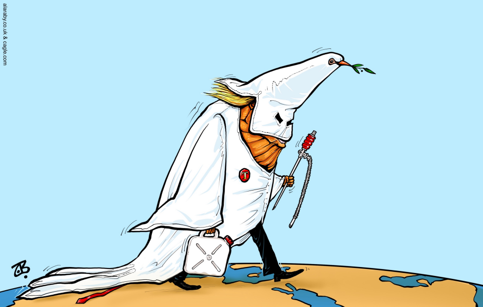 Trump Mideast Peace Maker KKK Dove Oil