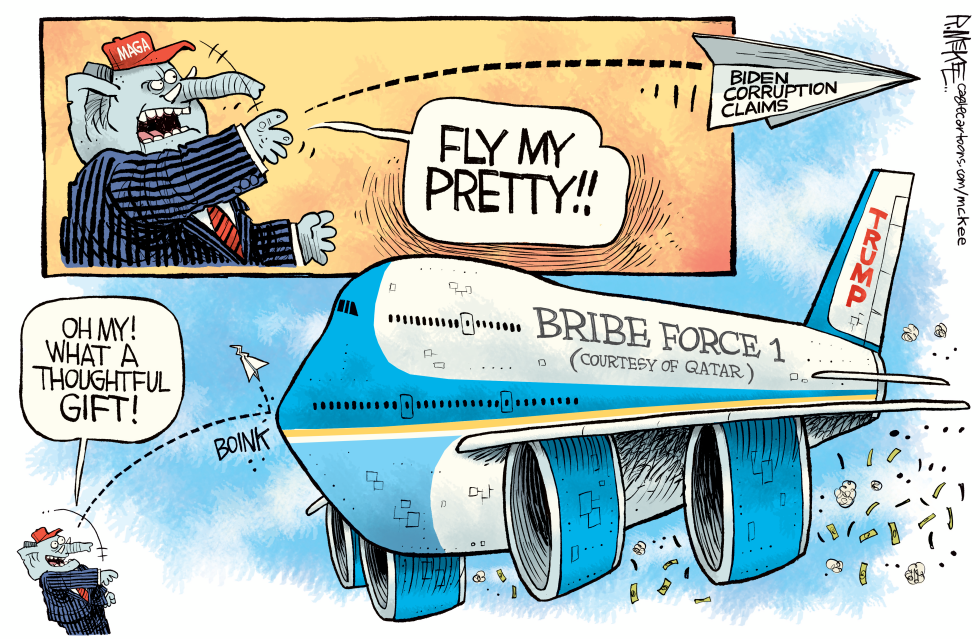 Bribe Force One Trump Qatar Plane