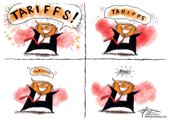TARIFFS FADING AWAY by Guy Parsons