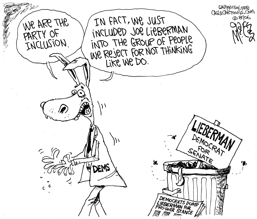 Dems dump Lieberman