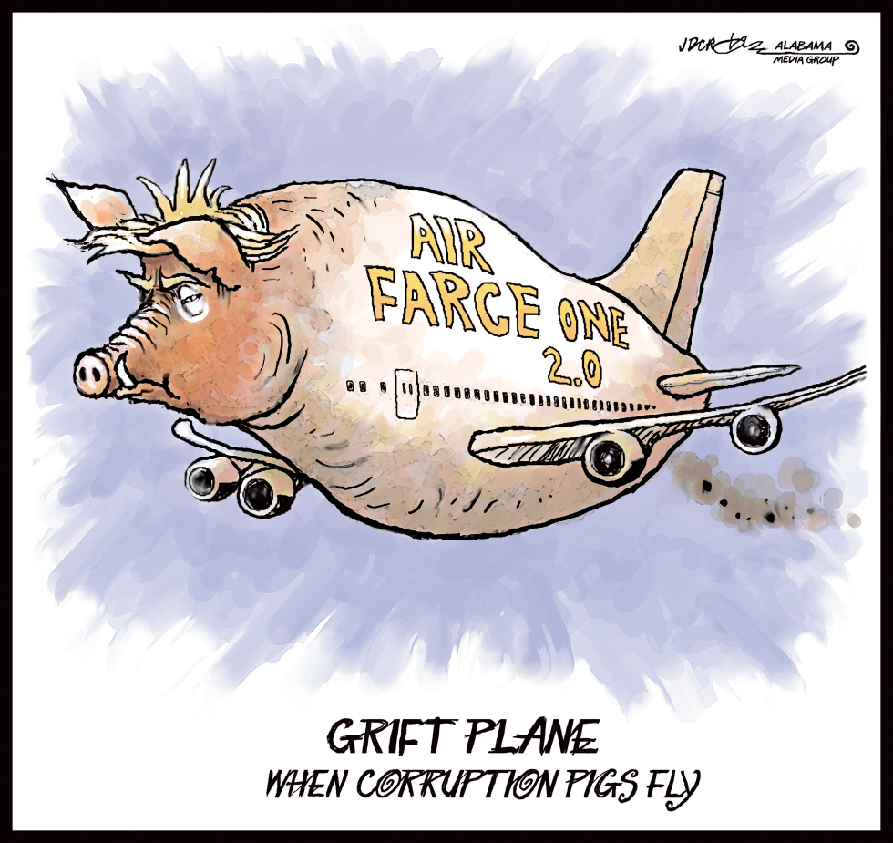 Air Farce One Trump Grift Plane