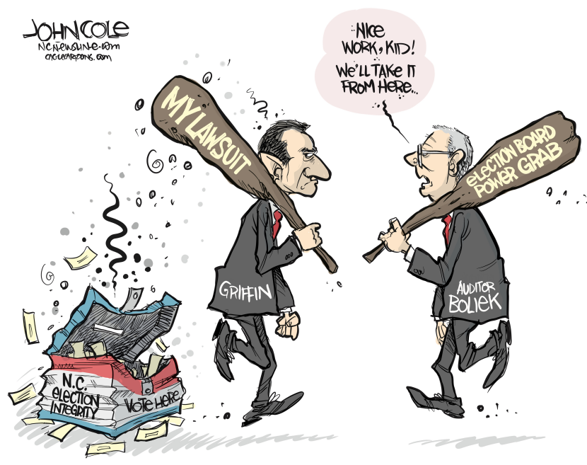 NORTH CAROLINA GOP damages election integrity