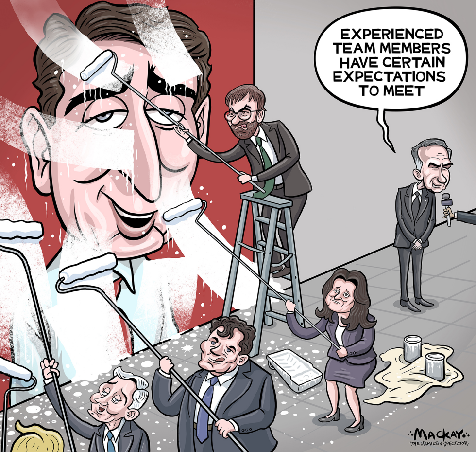 CANADA: Trudeau cabinet paint over the past