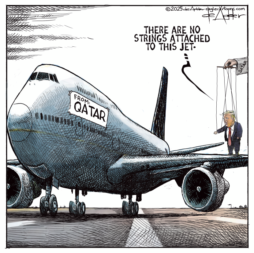 Trump says Qatar Jet has no strings