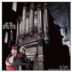 VATICAN ORGANIST ASKED TO PLAY BORN IN THE USA by Michael de Adder