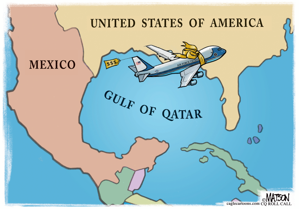 #3 GULF OF AMERICA RENAMED GULF OF QATAR by R.J. Matson