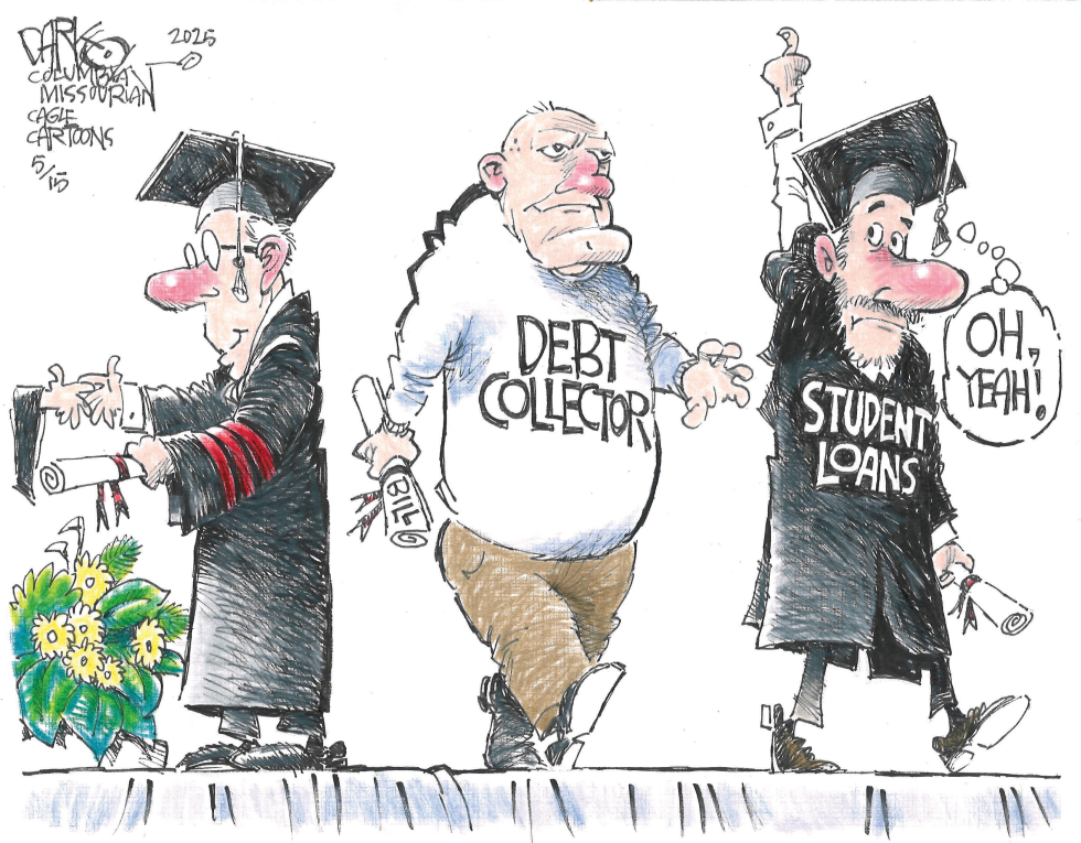 #2 STUDENT LOANS COLLECTION RESTARTS by John Darkow
