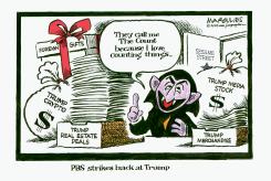 PBS STRIKES BACK AT TRUMP by Jimmy Margulies