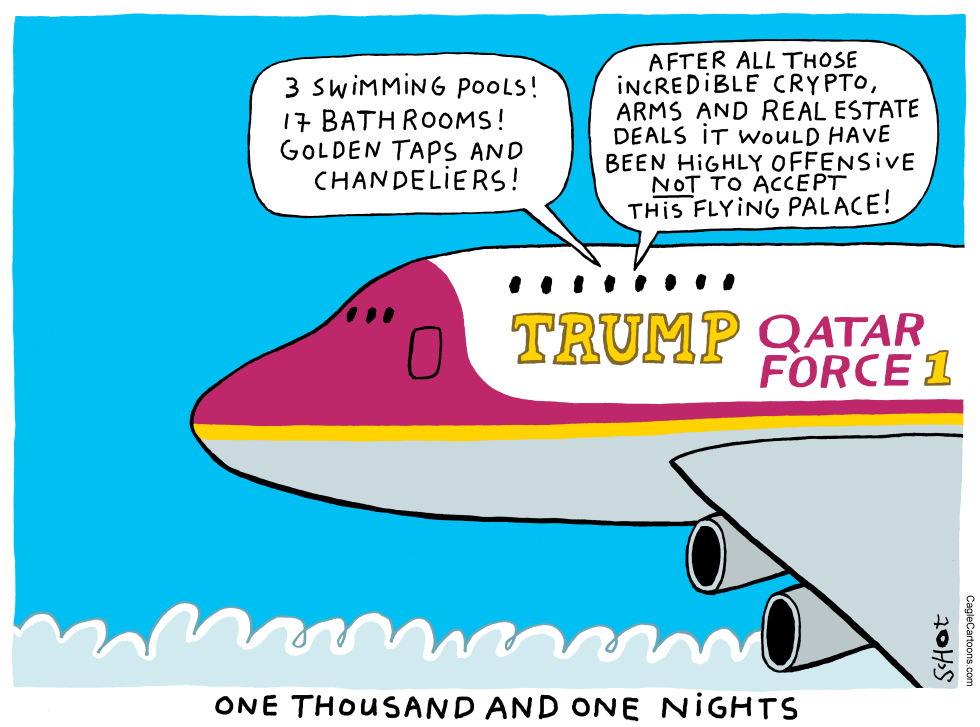 Qatar gift of airplane palace to Trump