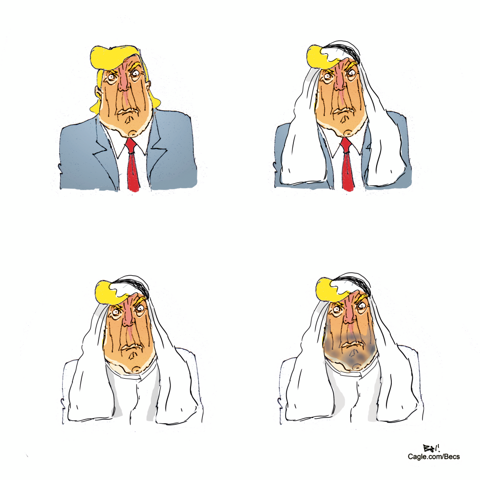 Donald Trump's new look