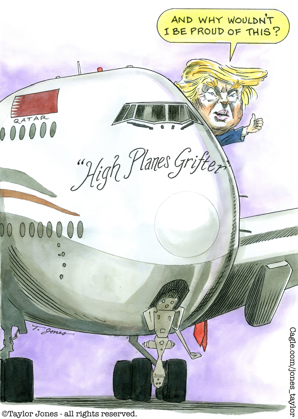 Trump Qatar plane grift