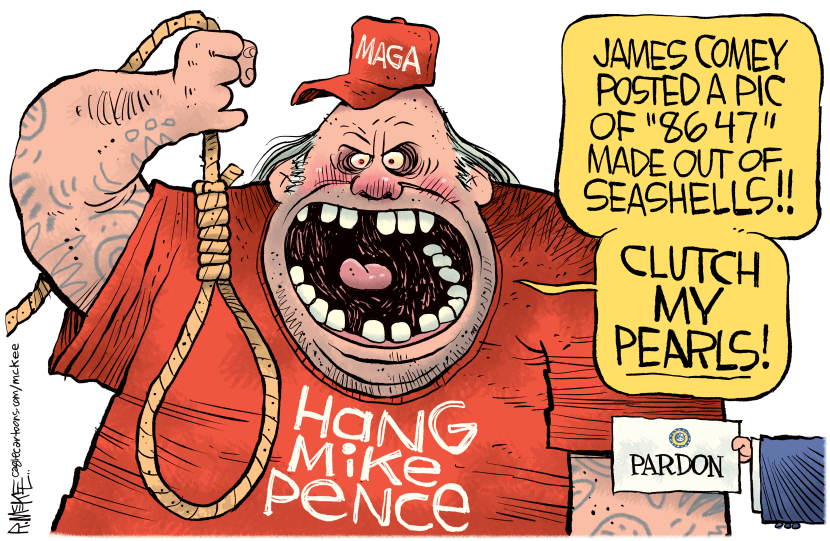 Come 86 47 Seashells MAGA Reaction