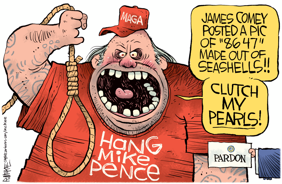 Come 86 47 Seashells MAGA Reaction
