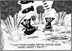 HEZBOLLAH AND HAMAS by Bob Englehart