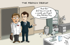 MACRON INVITES AMERICAN RESEARCHERS TO JOIN FRANCE by Plop and KanKr