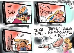 SUFFERING POPULATION  by Pat Bagley