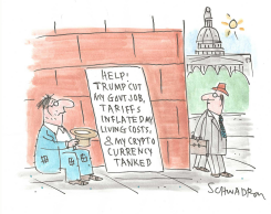 GOVERNMENT CUTS by Harley Schwadron