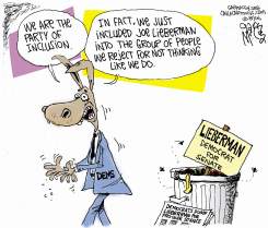 DEMS DUMP LIEBERMAN  by Gary McCoy