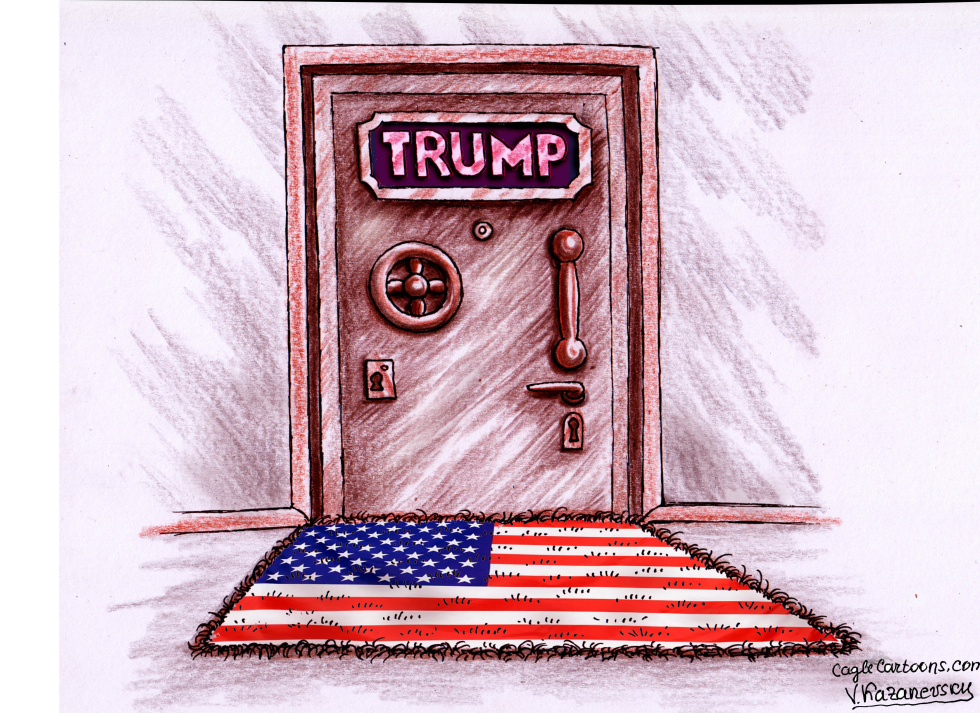 Trump's personal door