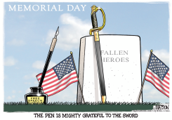 GRATEFUL FOR FREEDOM OF SPEECH ON MEMORIAL DAY by R.J. Matson