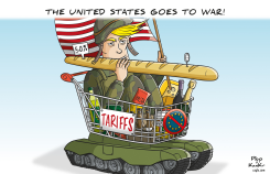 THE UNITED STATES IS GOING TO TARIFFS WAR by Plop and KanKr