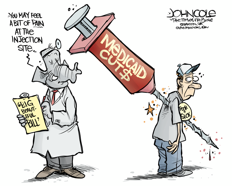 #2 MEDICARE CUTS HURT THE POOR AND SICK by John Cole