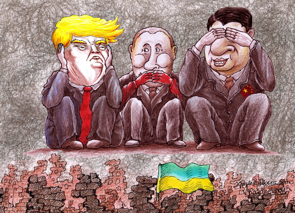 Three monkeys and war in Ukraine