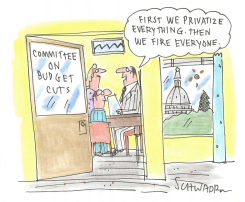 PRIVATIZE EVERYTHING by Harley Schwadron